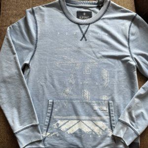 Buffalo David Bitton Mens sweatshirt, Large, New with Tags, Macys, Light Blue